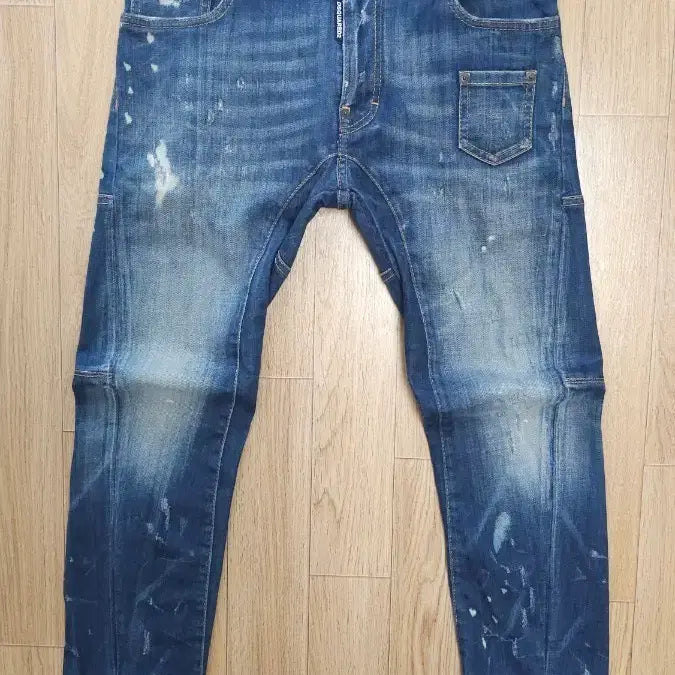 [BUNJANG] Dsquared2 Mini Pocket Slim Biker Jeans / 정품 디스퀘어드 미니포켓 슬림 바이커진 청바지 46 48