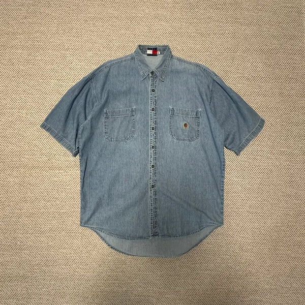 [BUNJANG] Tommy Hilfiger 90's Denim Shirt XL / TOMMY HILFIGER 90's denim shirt