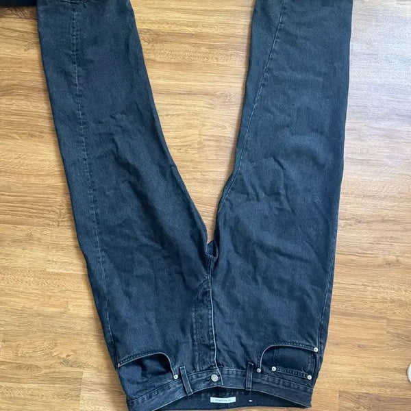 [BUNJANG] Sunflower Wide Twist Denim Jeans / [34]썬플라워 와이드 트위스트 데님