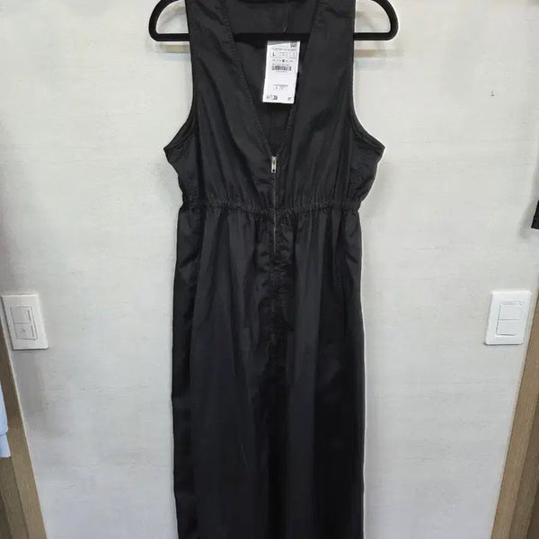 [BUNJANG] Zara Two-Way Zipper Poplin Long Dress (Size L) / 자라 투웨이지퍼 포플린 롱 원피스 L