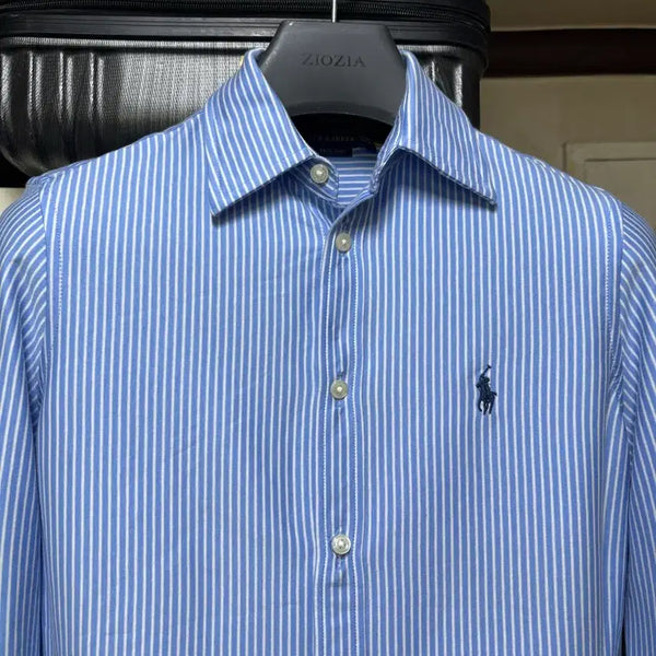 [BUNJANG] Polo Ralph Lauren Women's Striped Shirt / 폴로 여성 스트라이프셔츠 QR인증 O