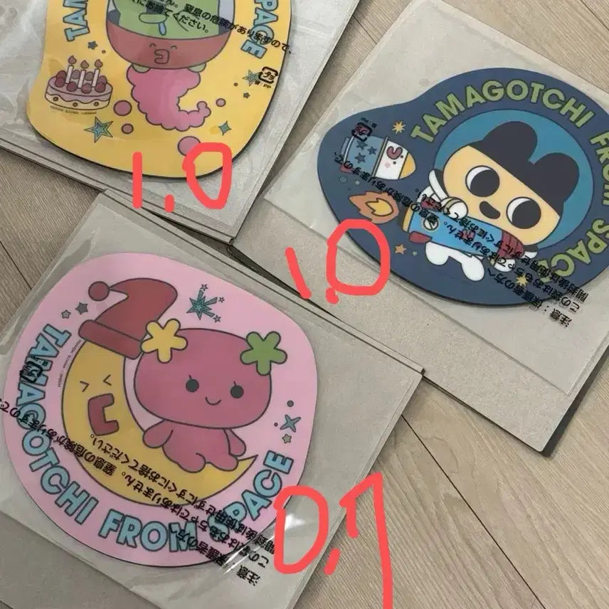 [BUNJANG] Tamagotchi Gachapon Mousepad Flowerchi Mamechi / 다마고치 마우스패드 가챠 구치파치 플라워치 마메치