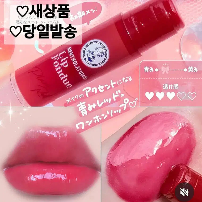 [BUNJANG] Mentholatum Lip Fondue Plumper Lip Balm - Plum Red / 플럼 레드) 멘소래담 립 퐁듀 플럼퍼 립밤 입술 주름 삭제 틴트
