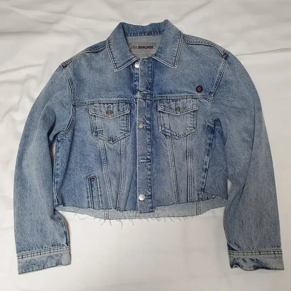 [BUNJANG] Zara Luigi Denim Jacket / M 새상품 자라 루이지 데님자켓