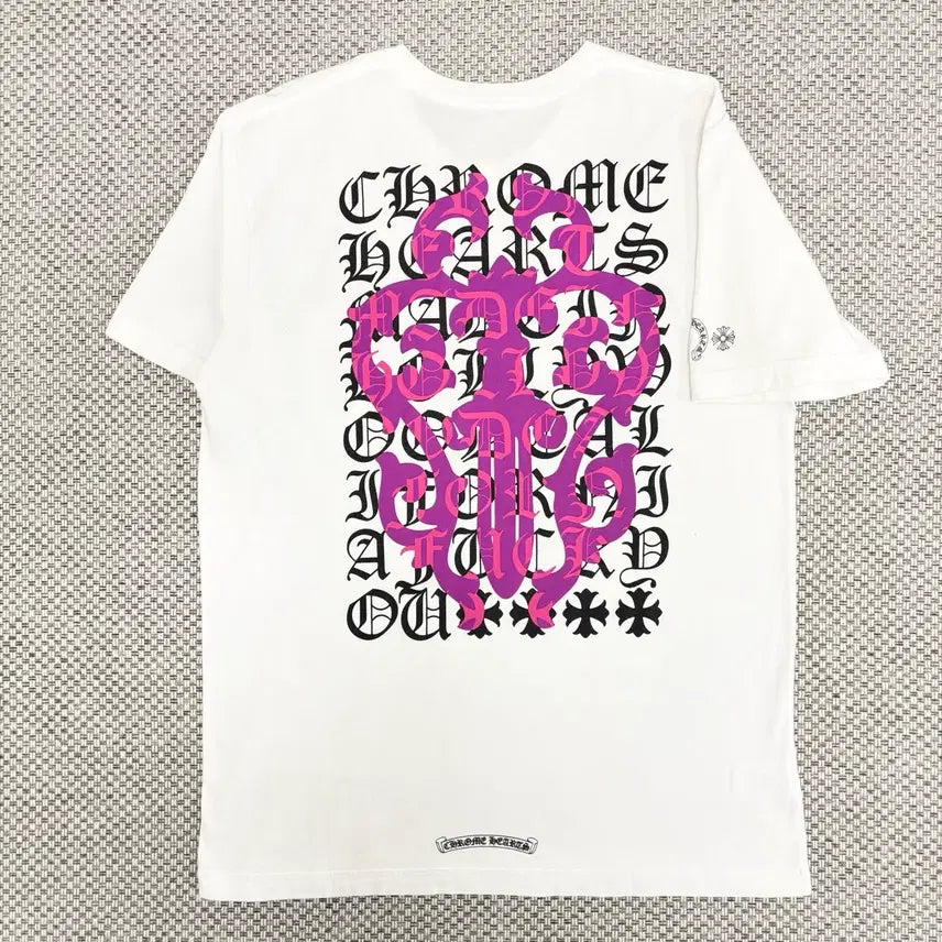 [BUNJANG] Chrome Hearts Eye Chart T-Shirt / [XL]크롬하츠 아이차트 반팔티