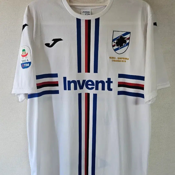 [BUNJANG] Sampdoria Parma Collaboration Limited Edition Kit Jersey / (레어템)18-19 삼프도리아 파르마 콜라보 한정킷 유니폼 (해외 L)