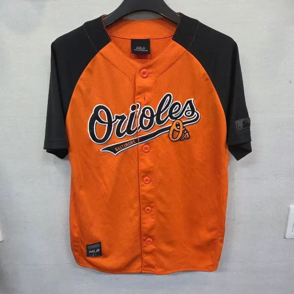 [BUNJANG] MLB Baltimore Orioles Baseball Jersey T-Shirt L / 엠엘비 오리울스 야구 유니폼 져지반팔 L