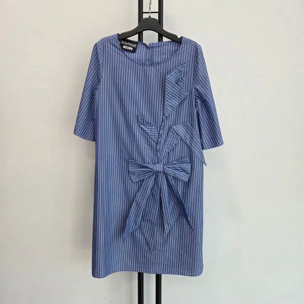 [BUNJANG] Boutique Moschino Stripe Dress / 정품 쁘티크 모스키노 MOSCHINO 스트라이프 원피스