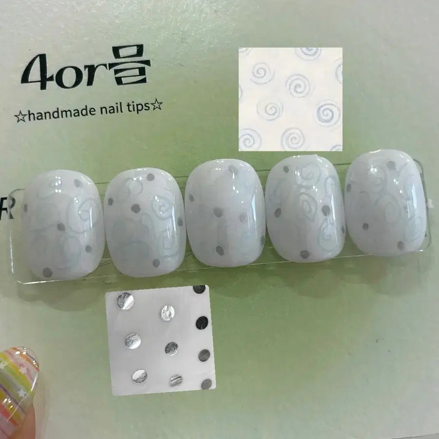 [BUNJANG] Unique Nail Handmade Nail Tips Dot Nail Art / 유니크네일 네일 키치네일 네일아트 도트네일 수제네일 수제네일팁 주문제작
