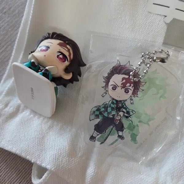 [BUNJANG] Demon Slayer Tanjiro Keychain Figure / 귀멸의 칼날 탄지로 키링.피규어