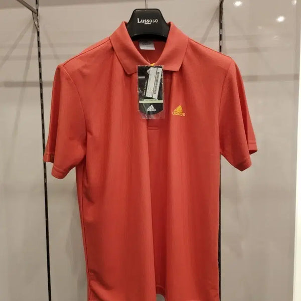 [BUNJANG] Adidas Orange Polo T-Shirt - Size 100 (New) / 아디다스 반팔 카라티 100(새상품)