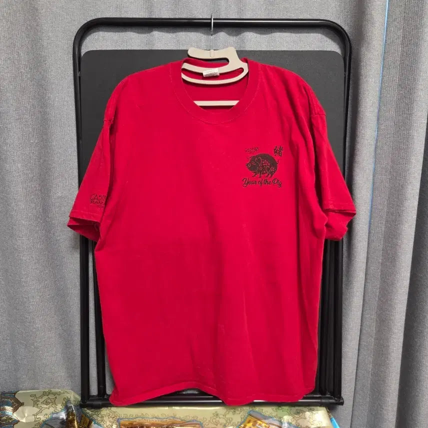 [BUNJANG] ATC Casino Vintage T-Shirt Red XL / ATC Casino 빈티지 반팔 티셔츠 XL(105)
