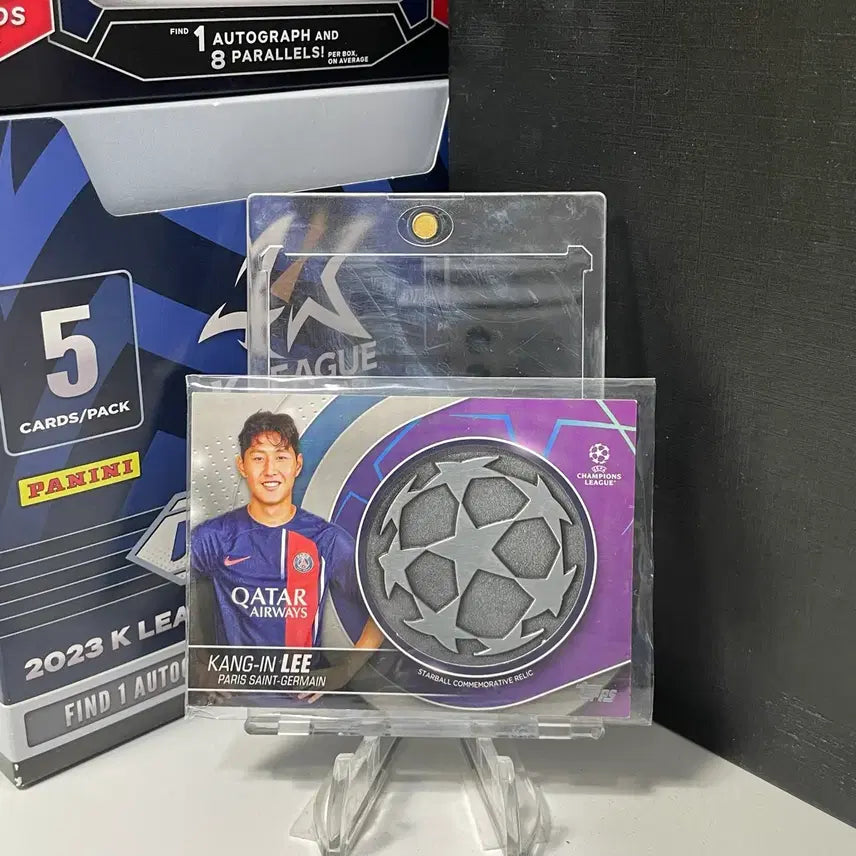 [BUNJANG] 2324 Tops PSG Kang-in Lee Star Relic / 2324 탑스 PSG 이강인 스타볼렐릭
