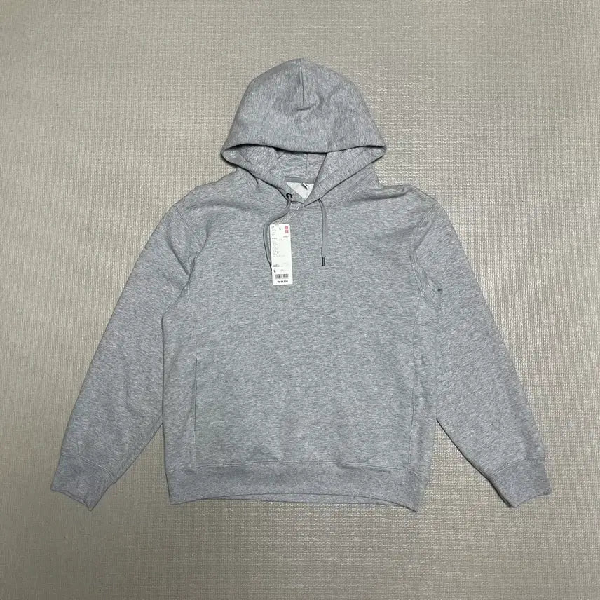 [BUNJANG] Uniqlo Sweat Full Zip Hoodie Grey L / [유니클로] 스웨트풀파카 그레이 L
