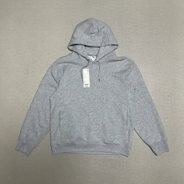 [BUNJANG] Uniqlo Sweat Full Zip Hoodie Grey L / [유니클로] 스웨트풀파카 그레이 L