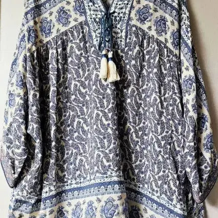 [BUNJANG] Thursday Island Ethnic Paisley Blouse / 써스데이 에스닉 페이즐리 블라우스 폴1334