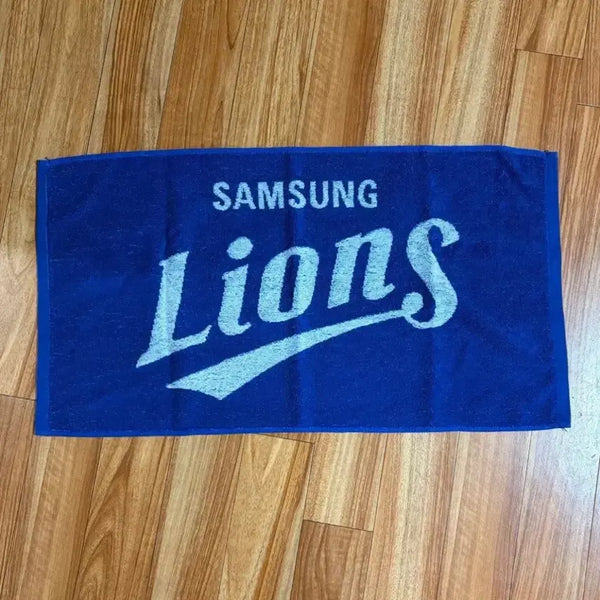 [BUNJANG] Samsung Lions Baseball Team Sports Blue Cheer Towel / 삼성 라이온즈 야구팀 스포츠 블루 응원 타월