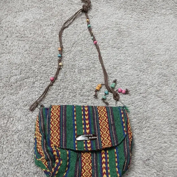[BUNJANG] Handmade Bohemian Style Mini Crossbody Bag / (빈티지) 핸드메이드 스폐셜 보헤미안스타일 미니크로스백