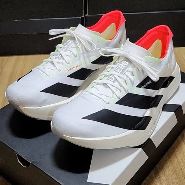 [BUNJANG] Adidas Adizero Adios Pro 4 Cloud White Running Shoes / 아디다스 아디제로 아디오스 프로4 280 클라우드화이트