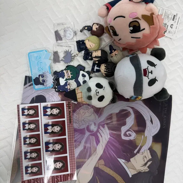 [BUNJANG] Jujutsu Kaisen Merchandise Bundle Set (Geto, Panda, Gojo, Megumi) / [일괄] 주술회전 굿즈 일괄판매합니다 (게토,판다,고죠,메구미)