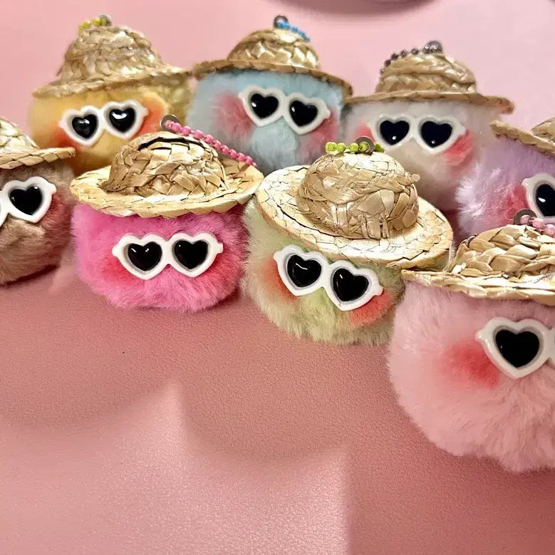 [BUNJANG] Fluffy Pompom Keychain (Color Random) / [색상랜덤]복실복실 귀여운 폼폼키링