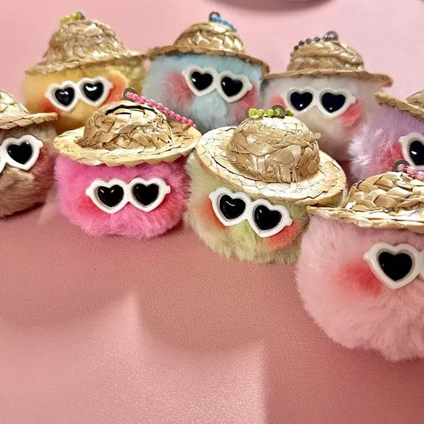 [BUNJANG] Fluffy Pompom Keychain (Color Random) / [색상랜덤]복실복실 귀여운 폼폼키링