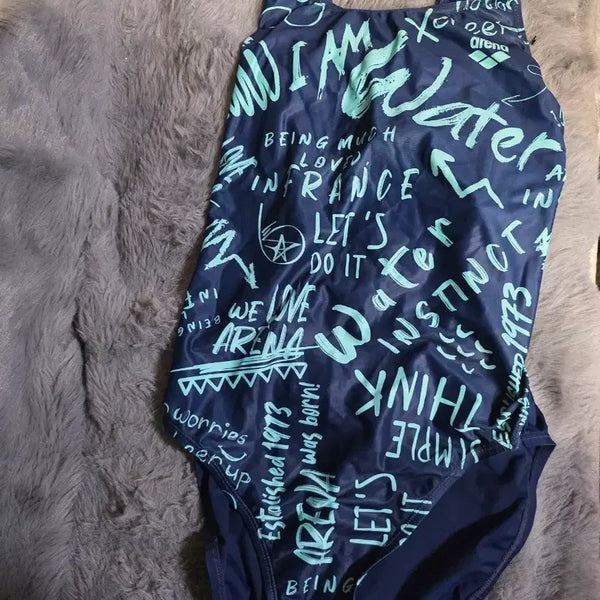 [BUNJANG] Arena Navy Swimsuit (Size 95-100) / 아레나 95~100수영복 네이비     상태좋아요