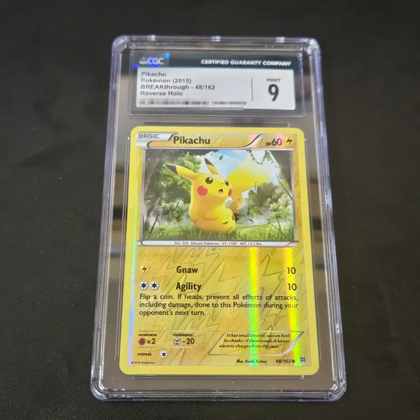 [BUNJANG] Pokemon Card 2015 Japan RAICHU BREAK EVO Pikachu Holo CGC 9 / 포켓몬카드 2015 일본 RAICHU BRAEK EVO  피카츄 홀로