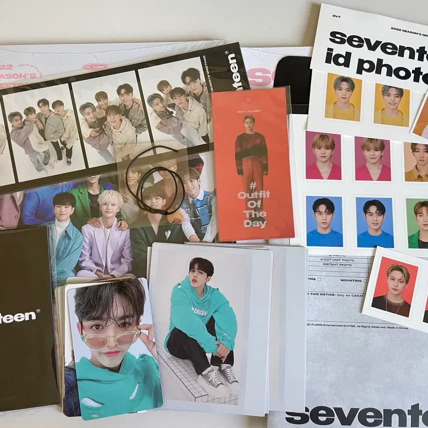 [BUNJANG] SEVENTEEN 2022 Season's Greetings Photobook & Diary (Digital Code Included) / 세븐틴 2022 시즌 그리팅(디코 사용 가능)