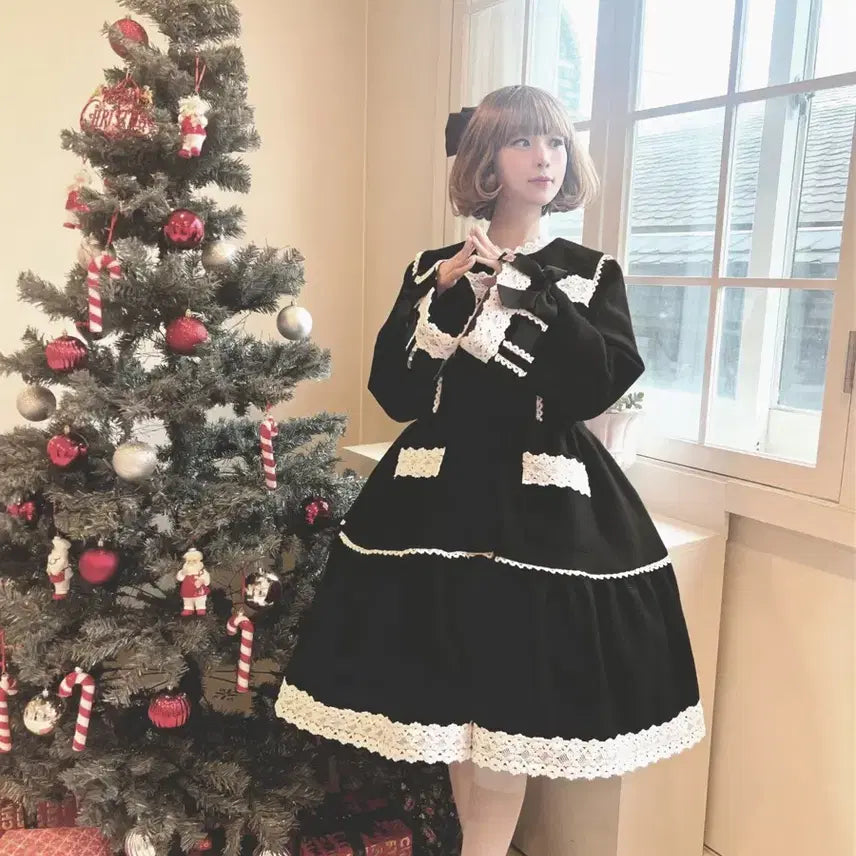 [BUNJANG] Baroque Royal Icing Cookie Coat 2024 Lolita Coat / 바로크 로얄 아이싱쿠키 코트 2024 / 로리타코트 로리타원피스 리프