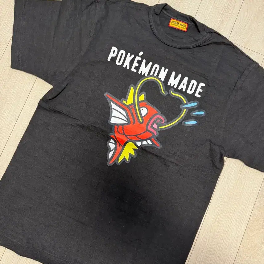 [BUNJANG] Human Made x Pokemon Graphic T-Shirt #3 Black / (S)휴먼 메이드 x 포켓몬 메이드 그래픽 티셔츠 #3 블랙