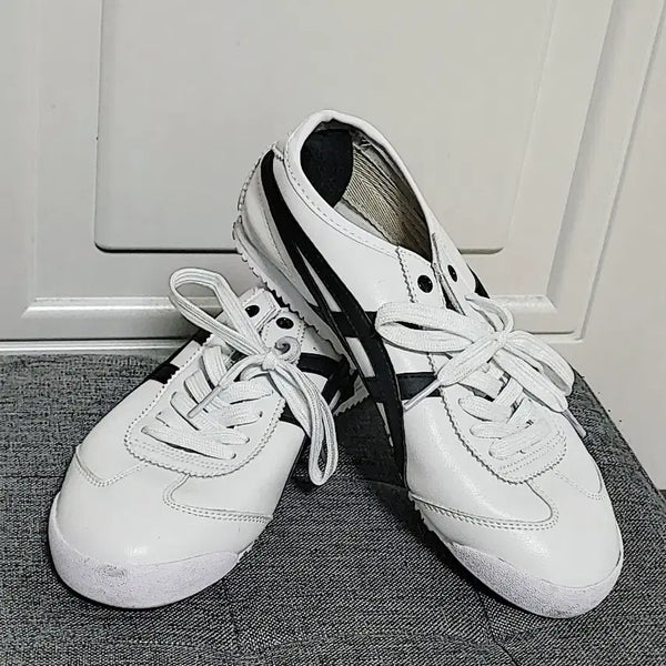 [BUNJANG] Onitsuka Tiger Mexico 66 White Black Sneakers / 오니츠카타이거 멕시코 66 화이트 블랙