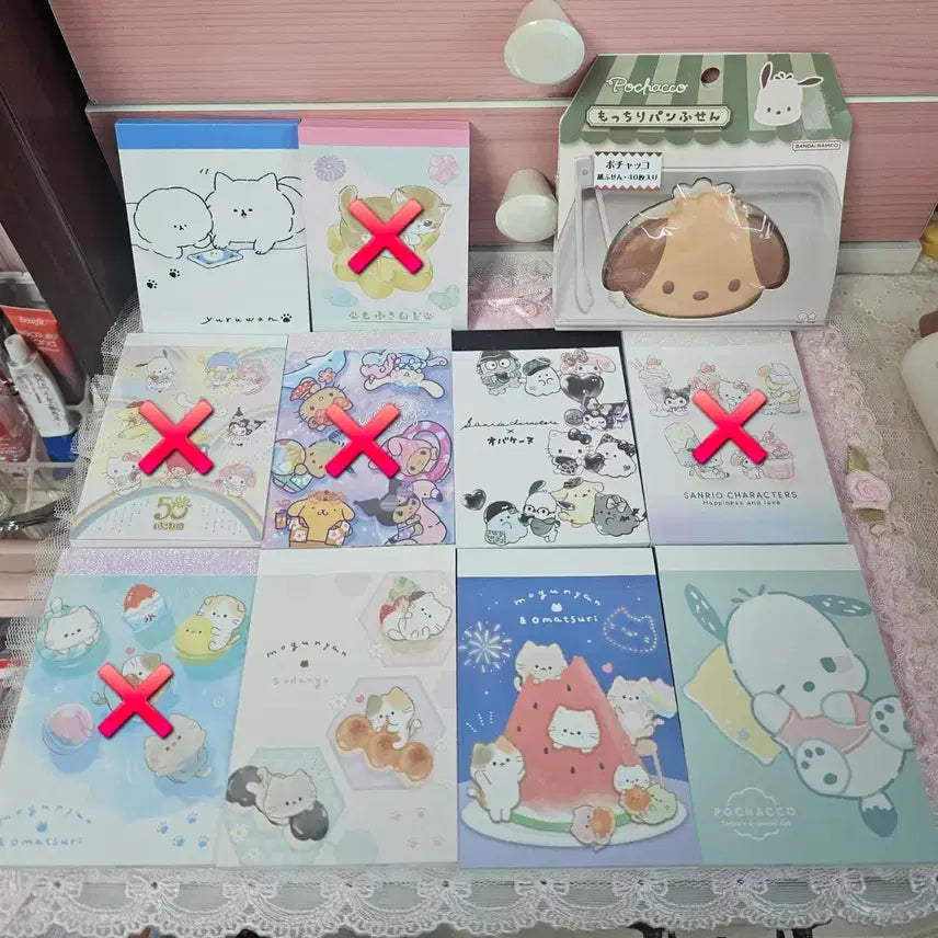 [BUNJANG] Japanese Mini Memo Pad Set / (일본정품) 미니 메모지 모음