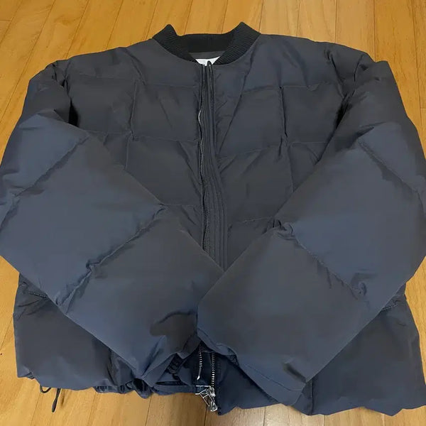 [BUNJANG] Tony Wack Padded Short Jumper Charcoal / [L] 토니웩 숏 패딩 점퍼 차콜