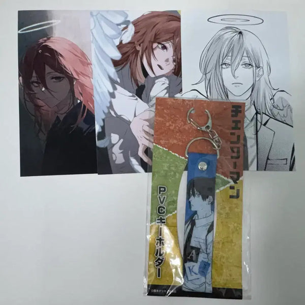 [BUNJANG] Chainsaw Man Aki Angel AkiTen PVC Keyholder Keyring Strap Bundle Set / 체인소맨 아키 천사 아키텐 pvc 키홀더 키링 스트랩 프박 원화 일괄