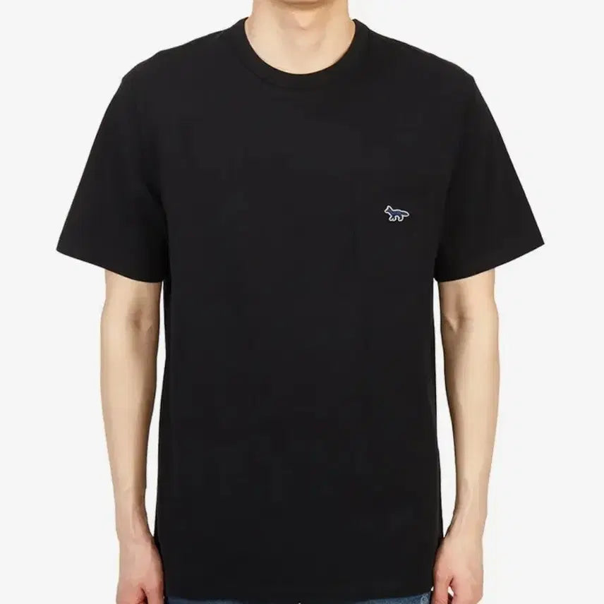 [BUNJANG] Maison Kitsuné Baby Fox Black T-Shirt / (새상품) 메종키츠네 베이비폭스 블랙 티셔츠