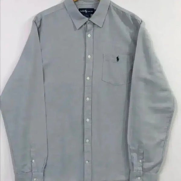 [BUNJANG] Polo Ralph Lauren Oxford Shirt Grey XXL / no.144 폴로 랄프로렌 옥스포드셔츠 그레이 xxl