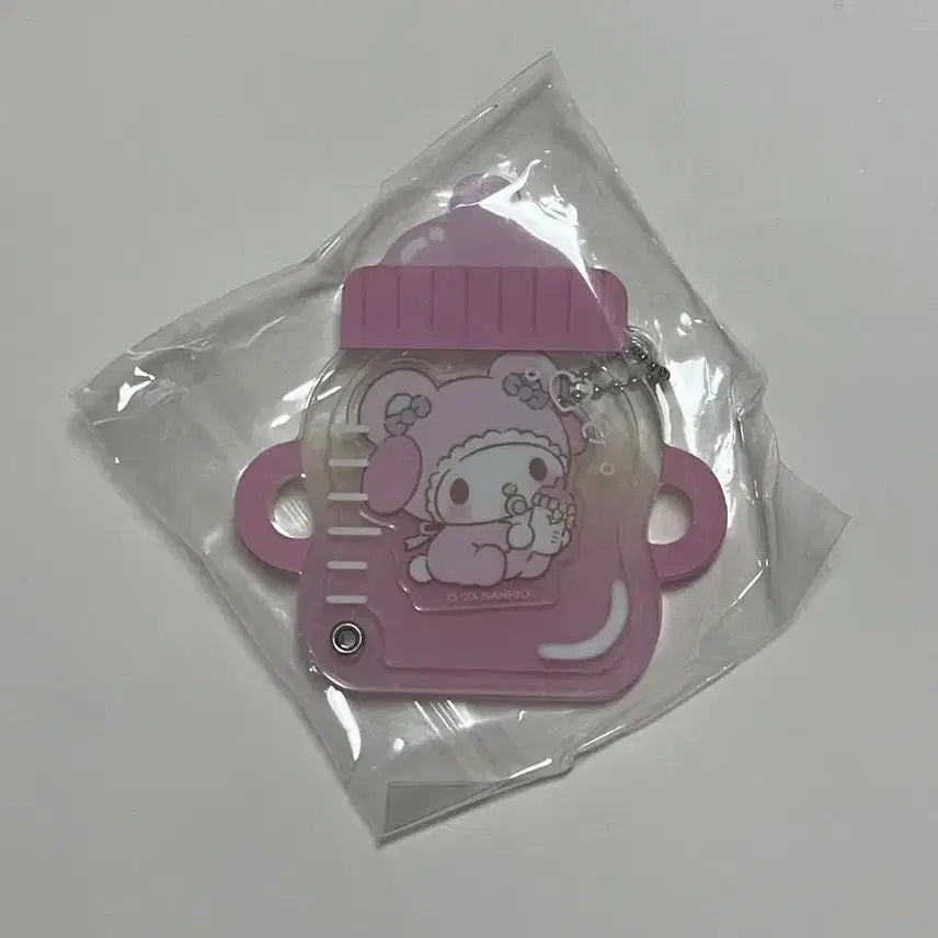 [BUNJANG] Sanrio Random Keyring Custom Baby Milk Bottle My Melody / 산리오 랜덤키링 가챠 커스텀키링 마이멜로디 베이비 아기 우유병 젖병