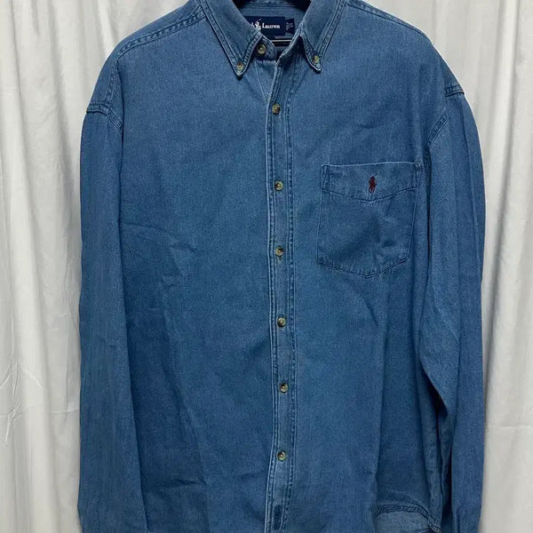 [BUNJANG] Polo Ralph Lauren Denim Shirt XXL / no.191 폴로랄프로렌 데님셔츠 xxl 상태s급