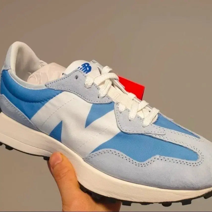 [BUNJANG] New Balance 327 Blue White Sneakers / [새제품]뉴발란스 327 블루 화이트