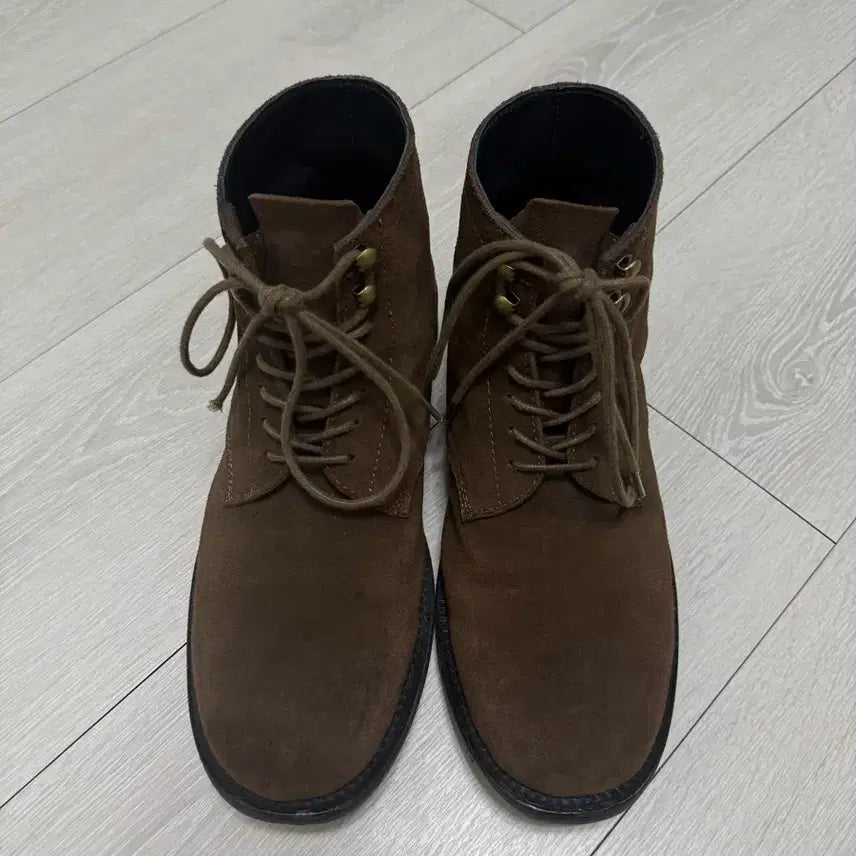 [BUNJANG] Lost Garden UNIFORM Field Boots Brown Suede Size 40 / 로스트가든 UNIFORM 필드부츠 40