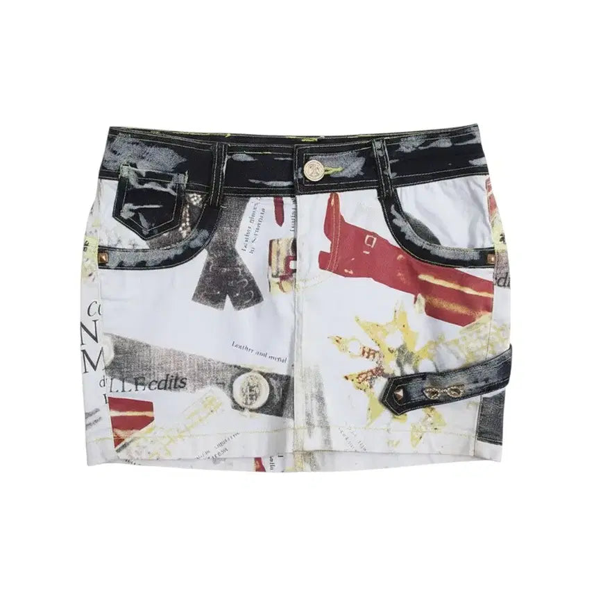 [BUNJANG] Unique Pattern Skirt / 여성S/ MSSG 유니크패턴 스커트 WT 22-169