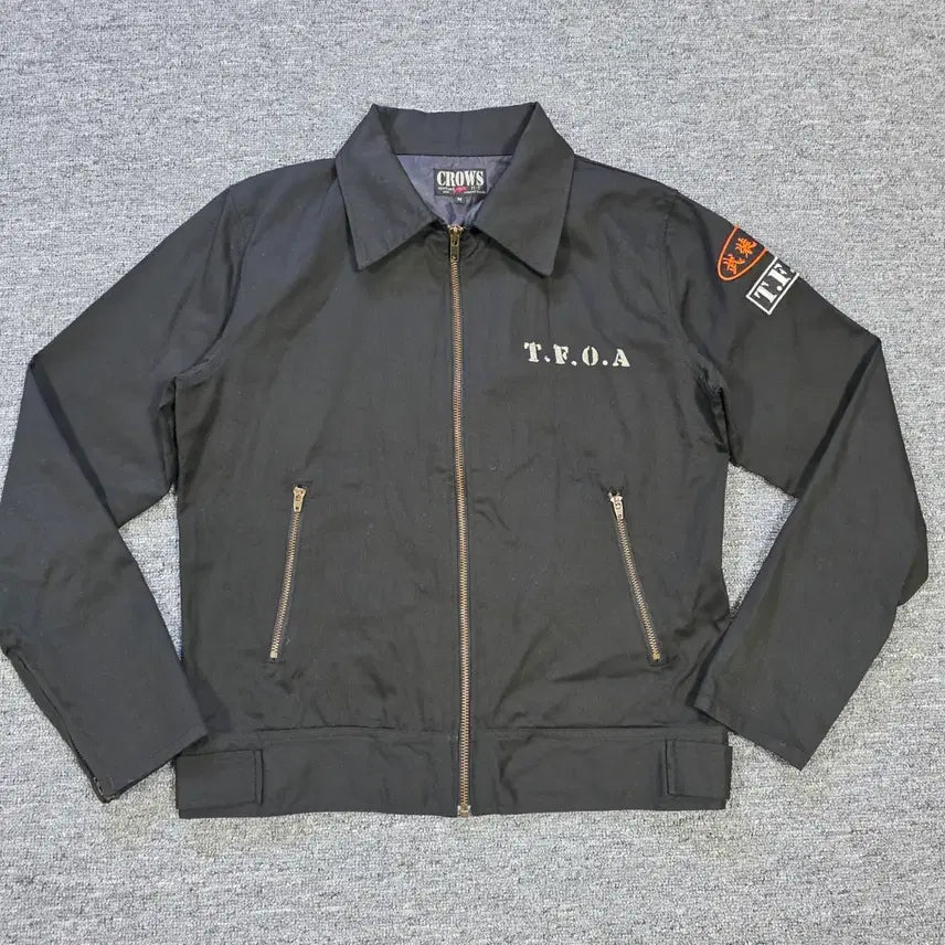 [BUNJANG] Vintage Crows T.F.O.A Jacket Black Women's M / [빈티지] 크로우즈 T.F.O.A 자켓 블랙 여성 M