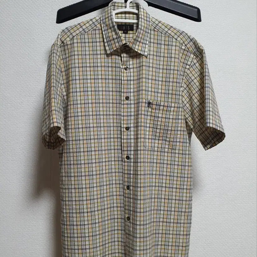 [BUNJANG] Daks Check Short Sleeve T-Shirt Size 95 / 닥스 체크 반팔티