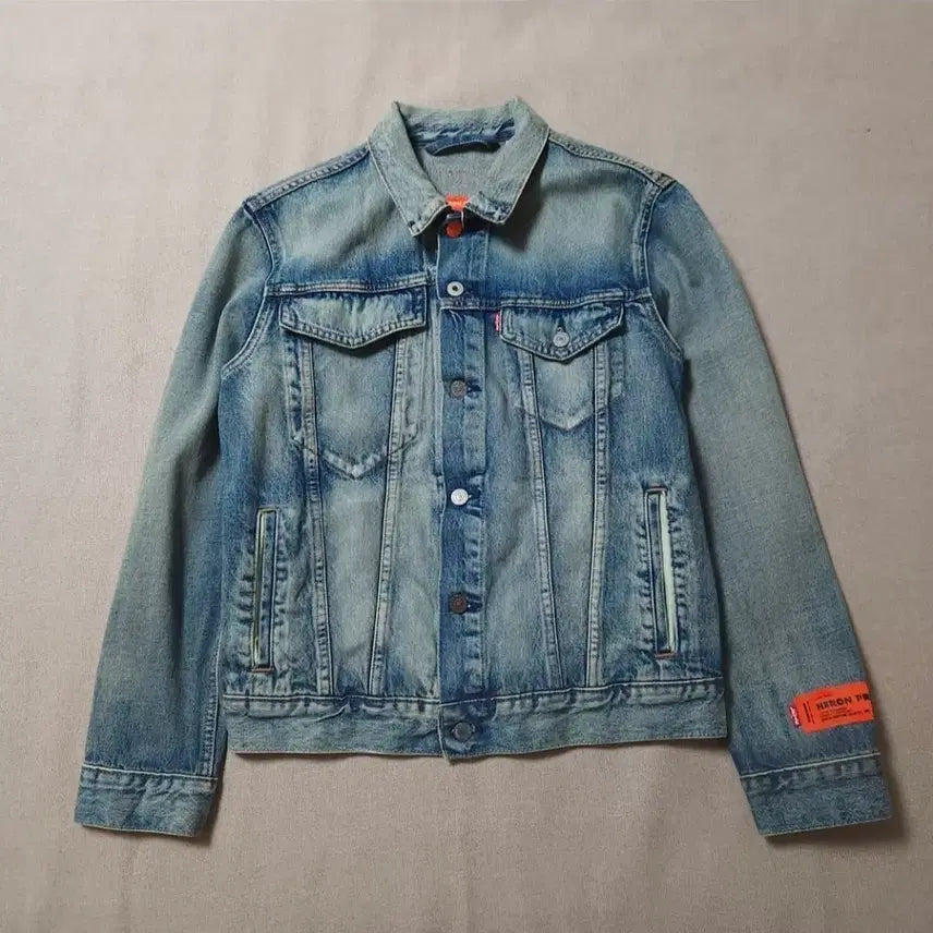 [BUNJANG] Heron Preston x Levi's Denim Jacket / 새상품 M 리바이스 헤론프레스톤 데님자켓