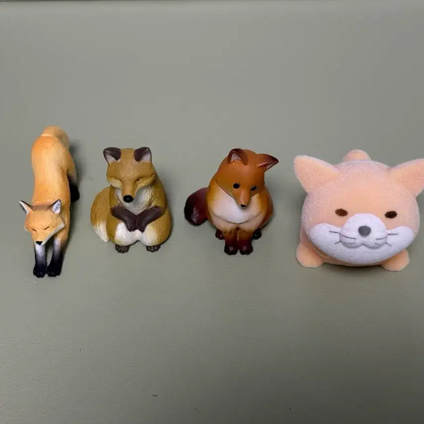 [BUNJANG] Japanese Fox Gachapon Figure Bundle Set / [일괄] 일본 여우 가챠 피규어