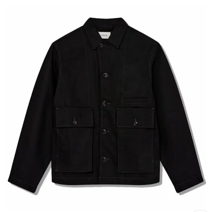 [BUNJANG] Lemaire Boxy Black Denim Jacket / 르메르 박시 블랙 데님자켓