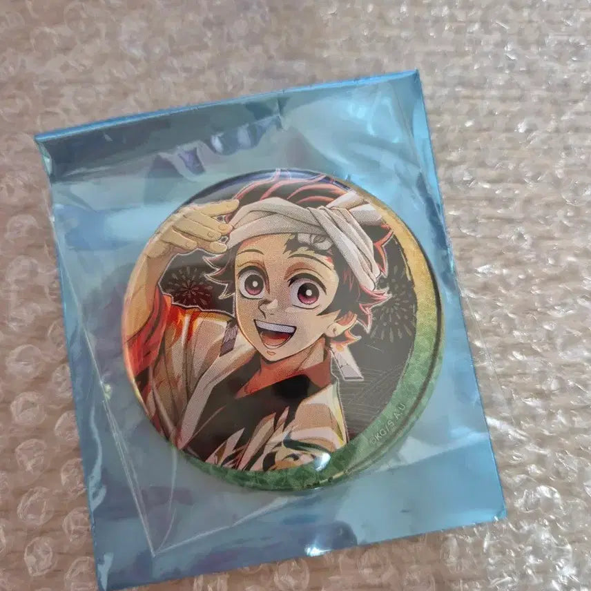 [BUNJANG] Demon Slayer Tanjiro Awa Odori Badge / 귀멸의 칼날 아와오도리 탄지로  뱃지
