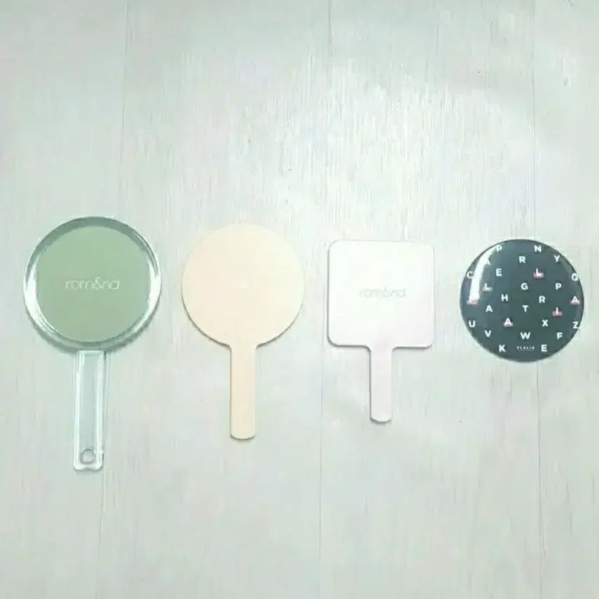 [BUNJANG] Rom&nd & Plaria Hand Mirror Set / (새상품) 롬앤, 플라리아 손거울