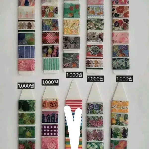 [BUNJANG] Assorted Masking Tape Cut Set / 마스킹테이프 소분컷 (1)
